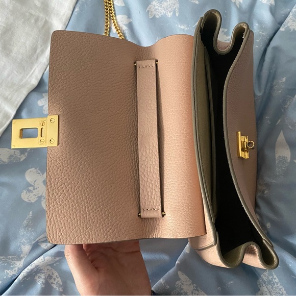 Small Chloe Drew bag in Cement Pink - Picture 9 of 15